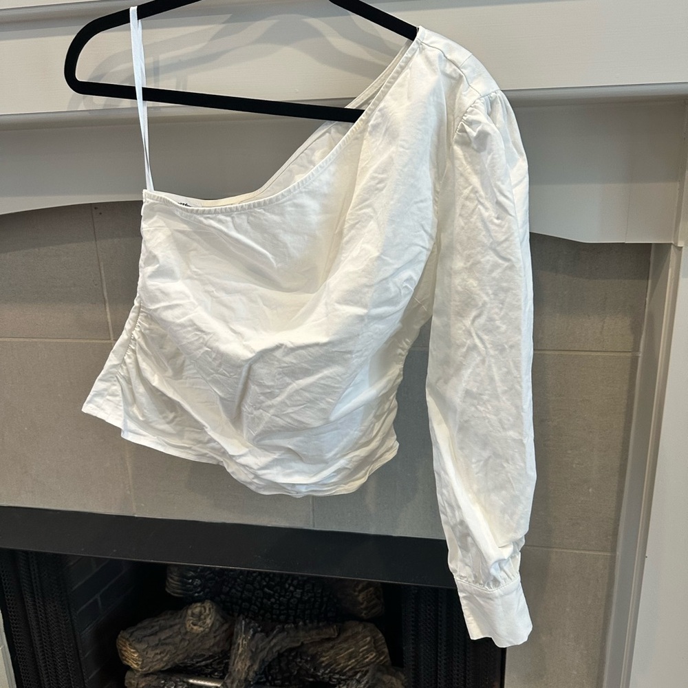 Superdown White Blouse